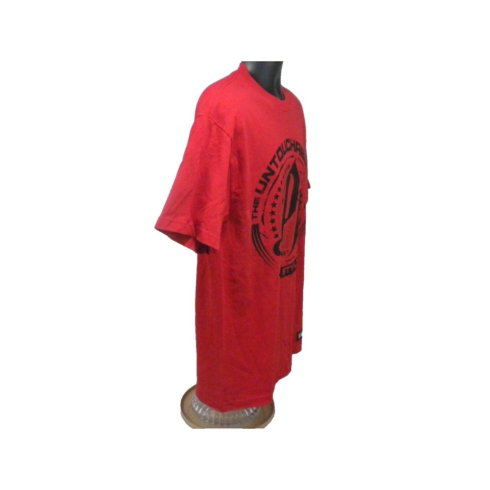 WWE AJ Styles T-shirt L Red‎ Untouchable One Hard To Follow Wrestle Royal Rumble - Picture 8 of 14